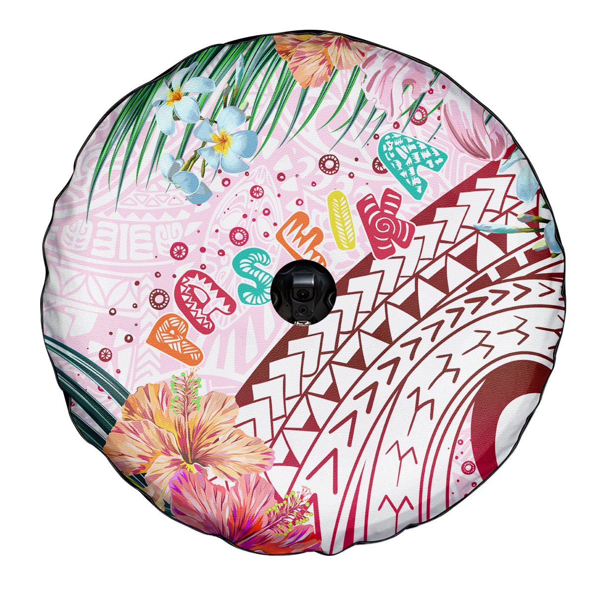 Pasifika Festival Spare Tire Cover Tribal Pattern Tropical Style LT01 - Polynesian Pride