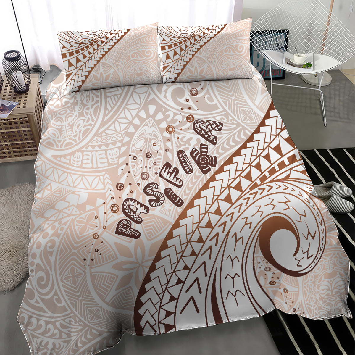 Pasifika Festival Bedding Set Vintage Tribal Pattern