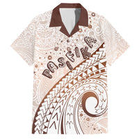 Pasifika Festival Hawaiian Shirt Vintage Tribal Pattern LT01 Brown - Polynesian Pride