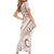 Pasifika Festival Short Sleeve Bodycon Dress Vintage Tribal Pattern LT01 - Polynesian Pride
