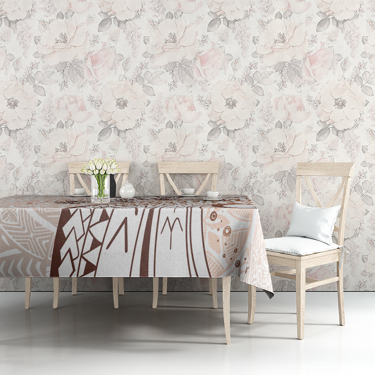 Pasifika Festival Tablecloth Vintage Tribal Pattern