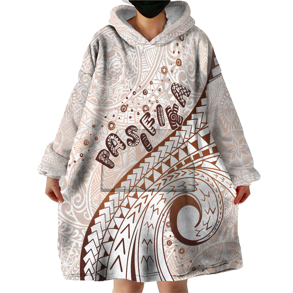 Pasifika Festival Wearable Blanket Hoodie Vintage Tribal Pattern LT01 - Polynesian Pride