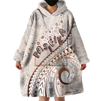 Pasifika Festival Wearable Blanket Hoodie Vintage Tribal Pattern LT01 - Polynesian Pride
