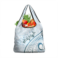 Pasifika Festival Grocery Bag Tribal Pattern Blue Version LT01 1-pack One Size Blue - Polynesian Pride