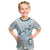 Pasifika Festival Kid T Shirt Tribal Pattern Blue Version LT01 Blue - Polynesian Pride