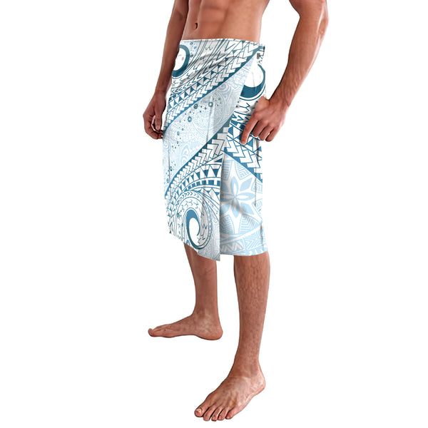 Fiji Lavalava Polynesian Special Tribal Creative Tropical Flowers Tie Dye Ver.10 LT13 main image 0