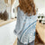 Pasifika Festival Women Casual Shirt Tribal Pattern Blue Version LT01 - Polynesian Pride