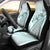 Pasifika Festival Car Seat Cover Tribal Pattern Teal Version