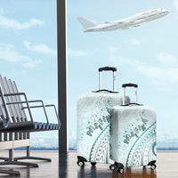 Pasifika Festival Luggage Cover Tribal Pattern Teal Version LT01 - Polynesian Pride