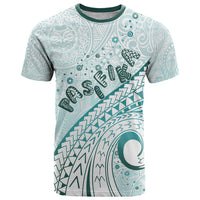 Pasifika Festival T Shirt Tribal Pattern Teal Version LT01