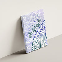 Pasifika Festival Canvas Wall Art Tribal Pattern Violet Version