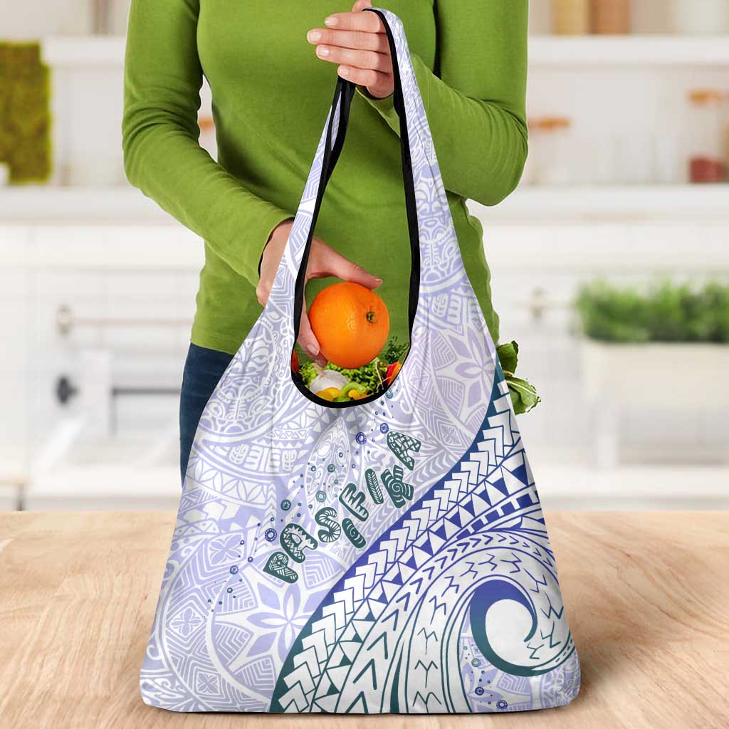 Pasifika Festival Grocery Bag Tribal Pattern Violet Version LT01 - Polynesian Pride