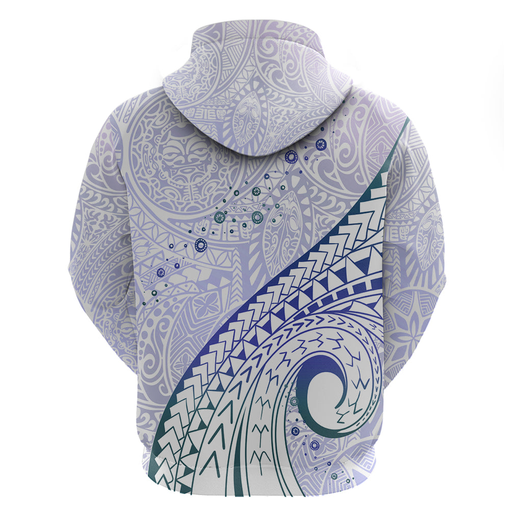 Pasifika Festival Hoodie Tribal Pattern Violet Version LT01 - Polynesian Pride