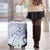 Pasifika Festival Luggage Cover Tribal Pattern Violet Version