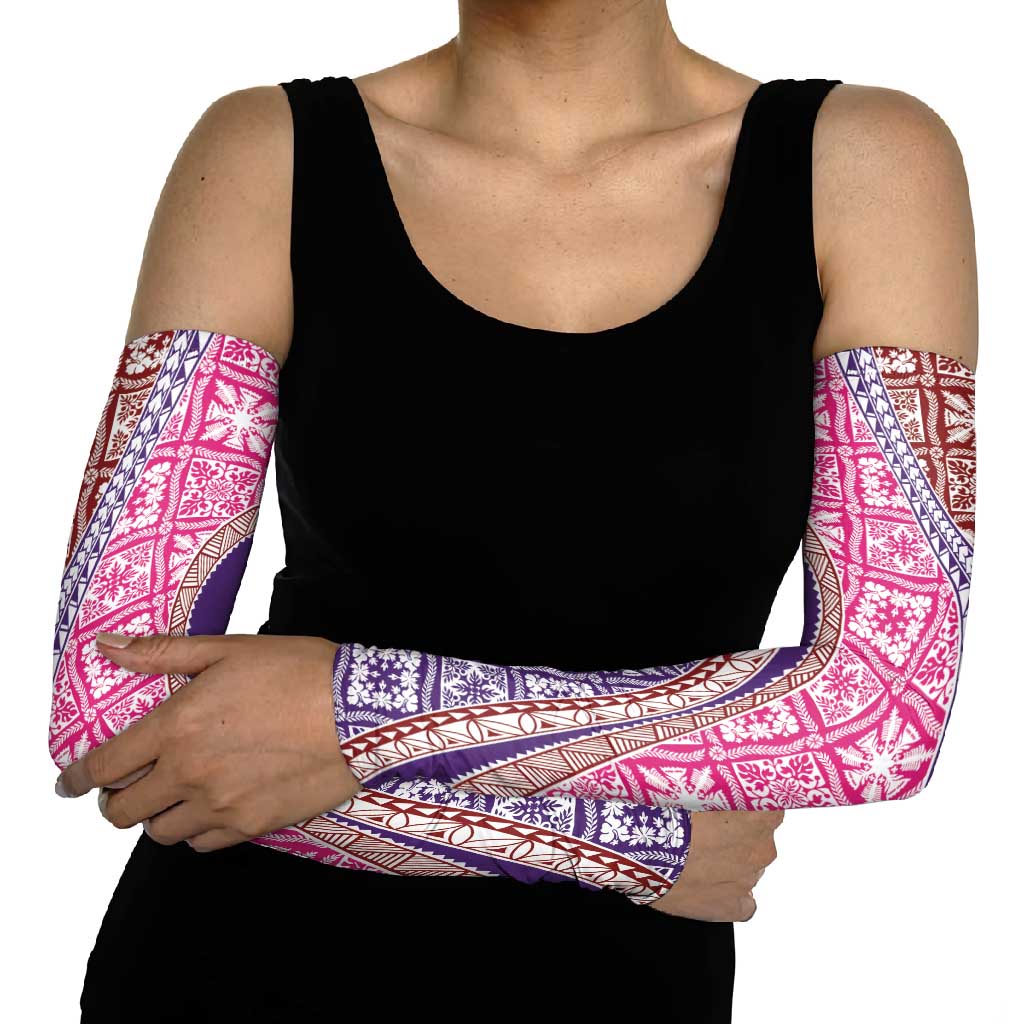 Hawaiian Quilt Pattern Arm Sleeves Sweet Color Mixed LT01 - Polynesian Pride