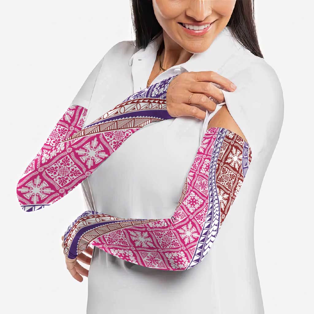 Hawaiian Quilt Pattern Arm Sleeves Sweet Color Mixed LT01 - Polynesian Pride