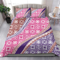 Hawaiian Quilt Pattern Bedding Set Sweet Color Mixed - Polynesian Pride