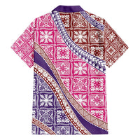 Hawaiian Quilt Pattern Hawaiian Shirt Sweet Color Mixed - Polynesian Pride