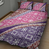 Hawaiian Quilt Pattern Quilt Bed Set Sweet Color Mixed - Polynesian Pride