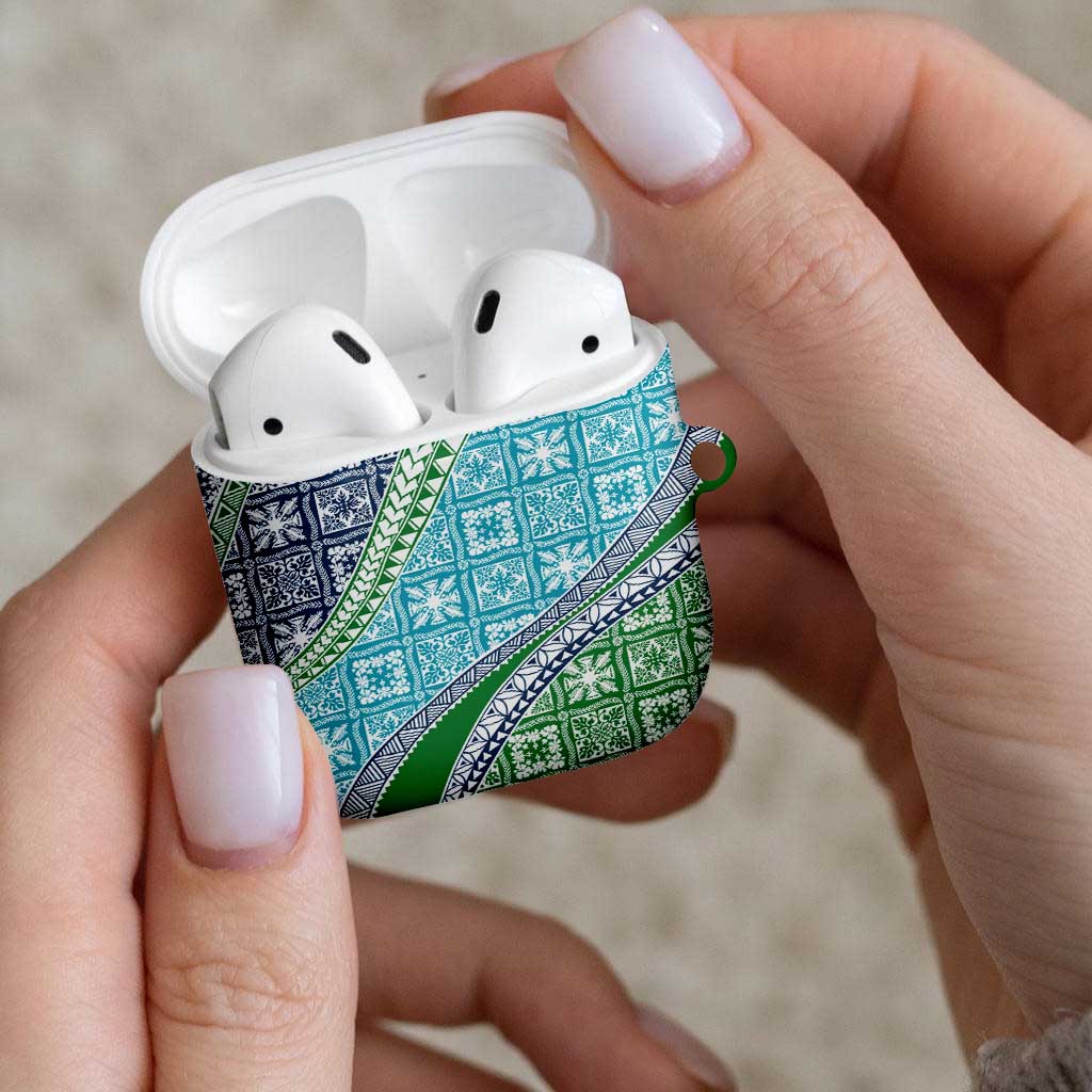 Hawaiian Quilt Pattern AirPods Case Fresh Color Mixed - Polynesian Pride