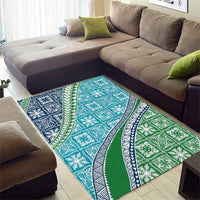 Hawaiian Quilt Pattern Area Rug Fresh Color Mixed - Polynesian Pride
