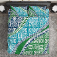 Hawaiian Quilt Pattern Bedding Set Fresh Color Mixed - Polynesian Pride