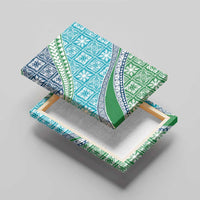 Hawaiian Quilt Pattern Canvas Wall Art Fresh Color Mixed - Polynesian Pride