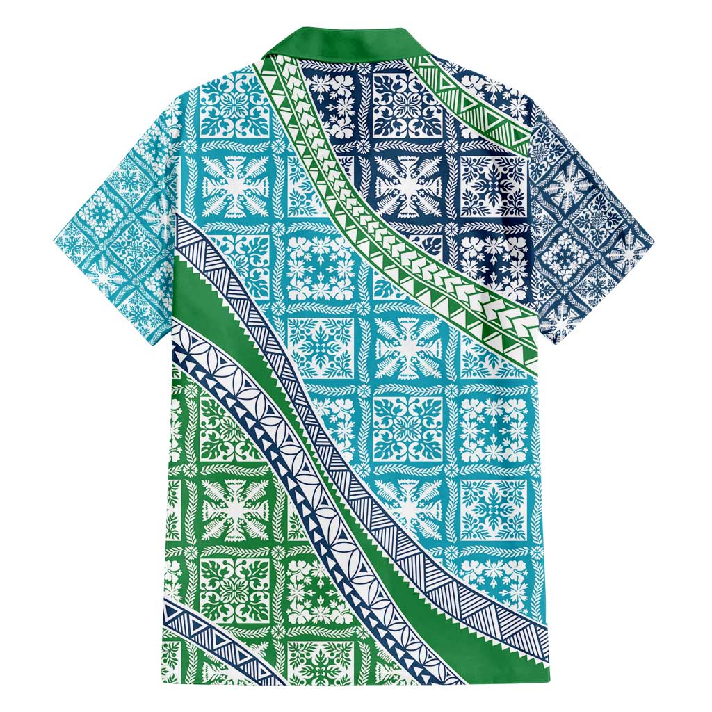 Hawaiian Quilt Pattern Hawaiian Shirt Fresh Color Mixed - Polynesian Pride