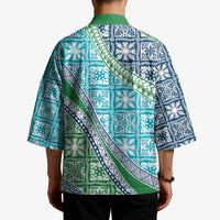 Hawaiian Quilt Pattern Kimono Fresh Color Mixed - Polynesian Pride
