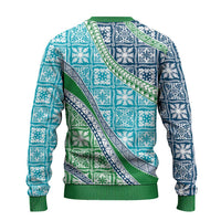 Hawaiian Quilt Pattern Ugly Christmas Sweater Fresh Color Mixed - Polynesian Pride