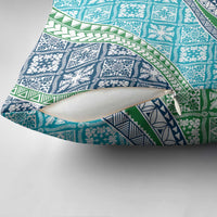 Hawaiian Quilt Pattern Pillow Cover Fresh Color Mixed - Polynesian Pride