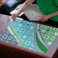 Hawaiian Quilt Pattern Puzzle Fresh Color Mixed - Polynesian Pride