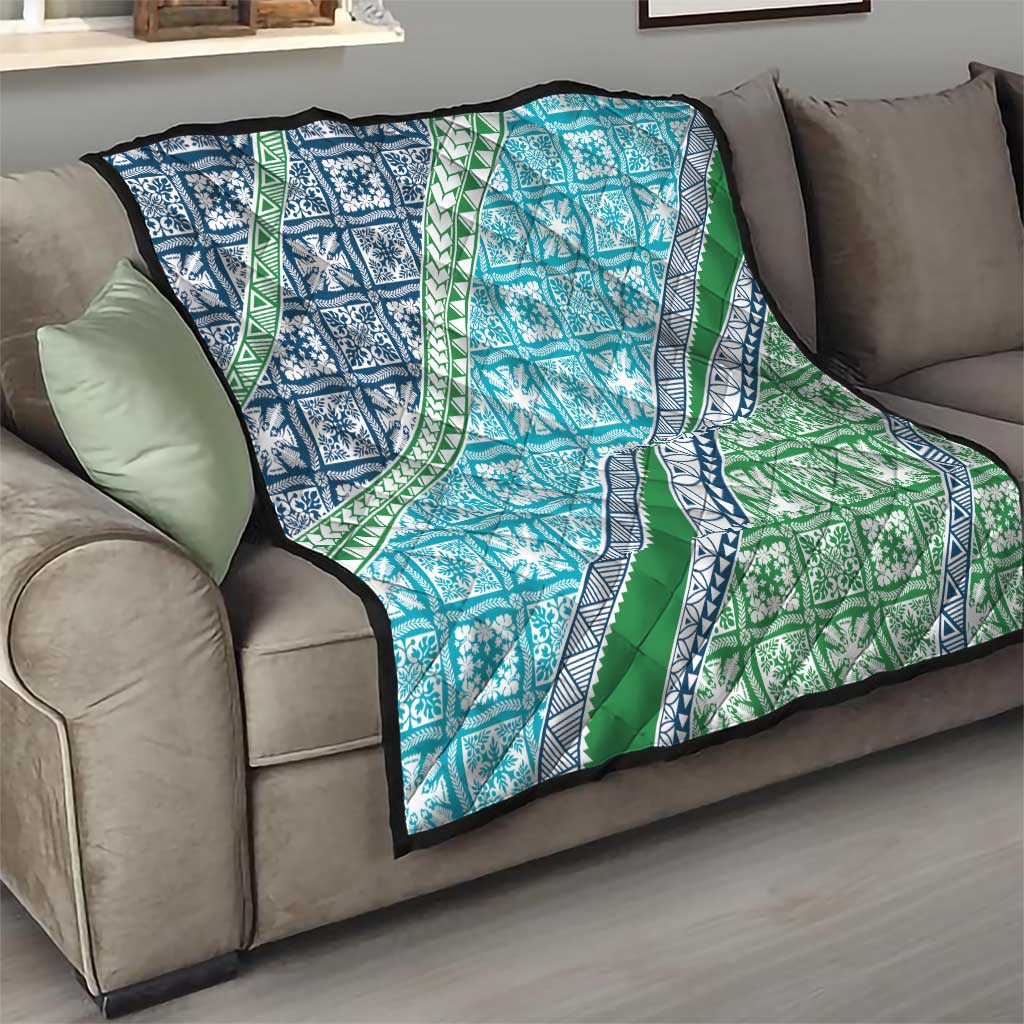 Hawaiian Quilt Pattern Quilt Fresh Color Mixed - Polynesian Pride