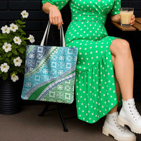 Hawaiian Quilt Pattern Tote Bag Fresh Color Mixed - Polynesian Pride