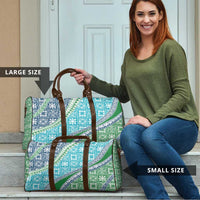 Hawaiian Quilt Pattern Travel Bag Fresh Color Mixed - Polynesian Pride