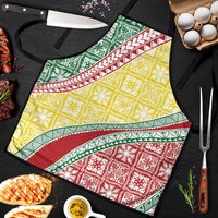 Hawaiian Quilt Pattern Apron Special Color Mixed - Polynesian Pride