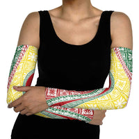 Hawaiian Quilt Pattern Arm Sleeves Special Color Mixed - Polynesian Pride