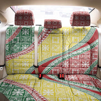 Hawaiian Quilt Pattern Back Car Seat Cover Special Color Mixed - Polynesian Pride