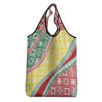 Hawaiian Quilt Pattern Grocery Bag Special Color Mixed - Polynesian Pride