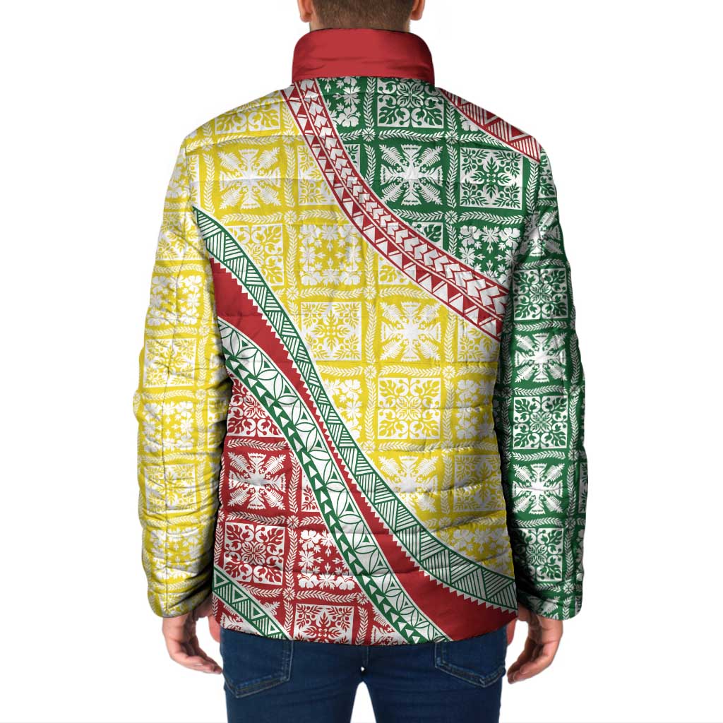 Hawaiian Quilt Pattern Padded Jacket Special Color Mixed LT01 - Polynesian Pride