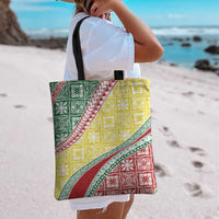 Hawaiian Quilt Pattern Tote Bag Special Color Mixed - Polynesian Pride