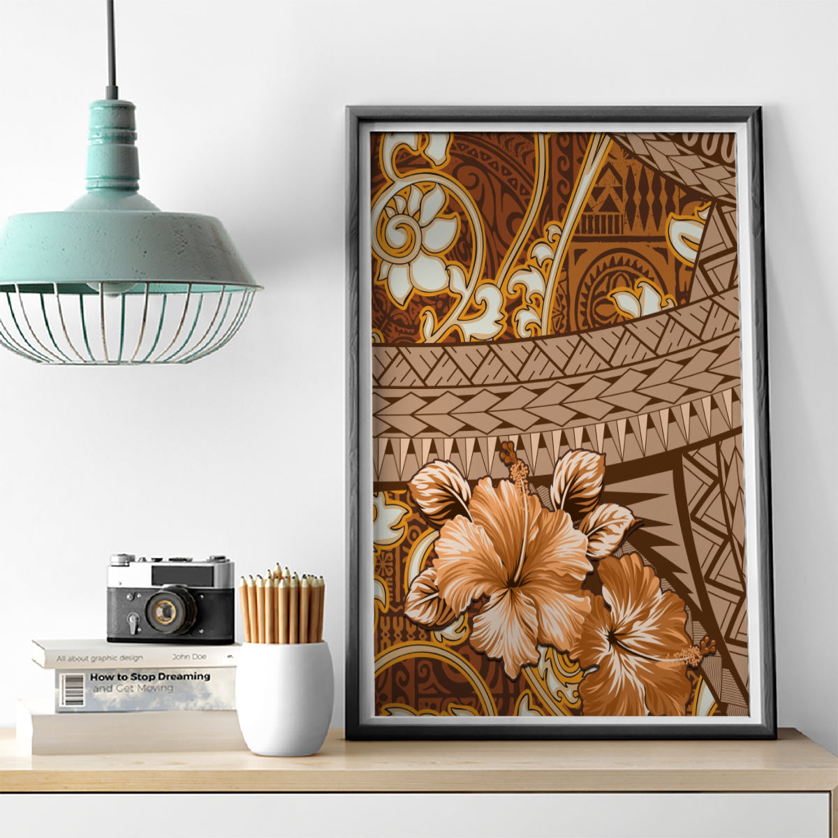Fiji Masi Canvas Wall Art Bula Fijian Masi Tapa Vintage Style LT01 - Polynesian Pride