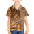 Personalised Fiji Masi Kid Hawaiian Shirt Bula Fijian Masi Tapa Vintage Style LT01 Kid Brown - Polynesian Pride