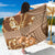Fiji Masi Sarong Bula Fijian Masi Tapa Vintage Style LT01 One Size 44 x 66 inches Brown - Polynesian Pride