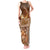Personalised Fiji Masi Tank Maxi Dress Bula Fijian Masi Tapa Vintage Style LT01 Women Brown - Polynesian Pride