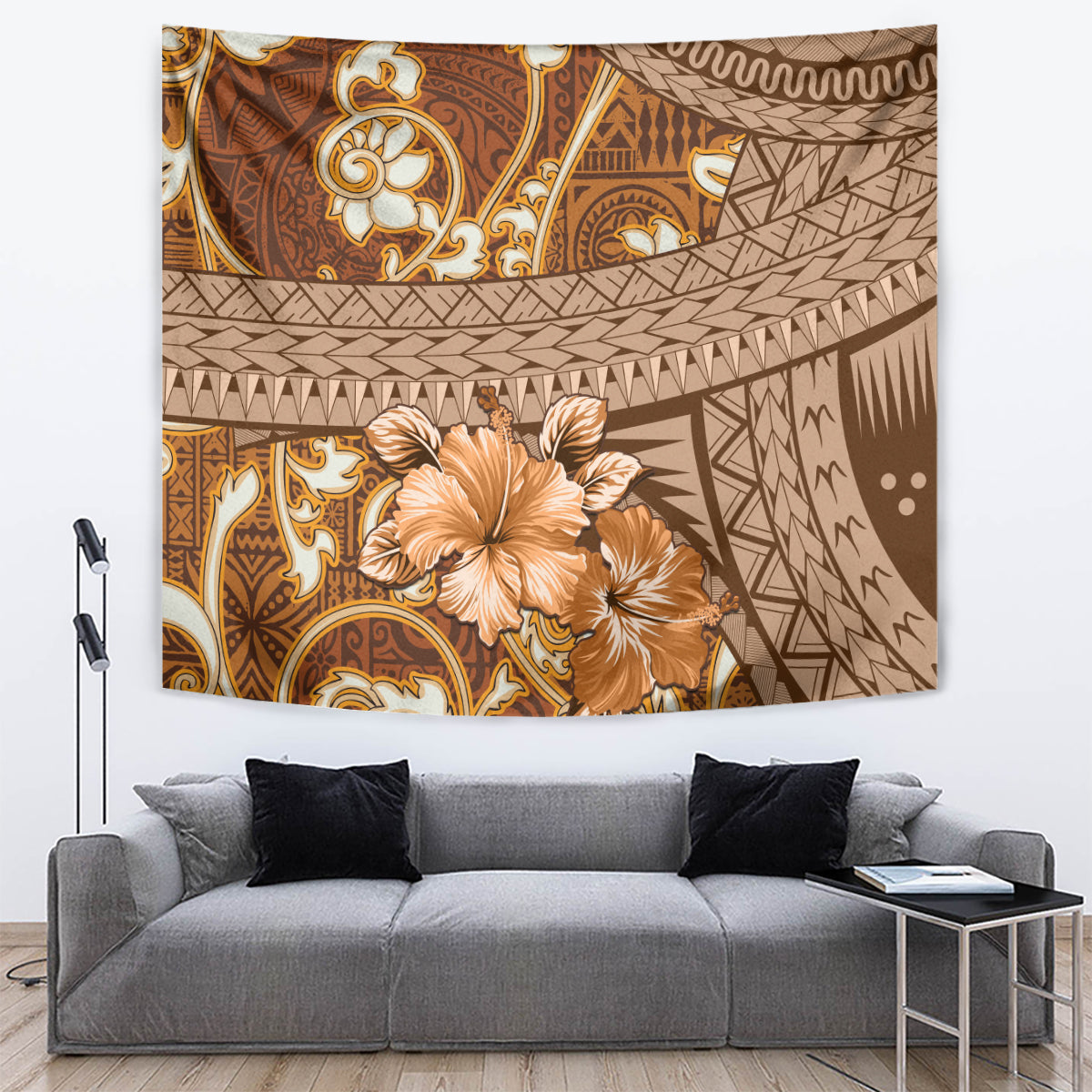 Fiji Masi Tapestry Bula Fijian Masi Tapa Vintage Style LT01 - Polynesian Pride