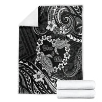 Polynesian Turtle Valentine Blanket You And Me Hibiscus Heart LT01 - Polynesian Pride