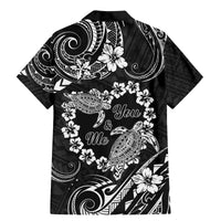 Polynesian Turtle Valentine Family Matching Mermaid Dress and Hawaiian Shirt You And Me Hibiscus Heart LT01 - Polynesian Pride