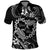 Polynesian Turtle Valentine Polo Shirt You And Me Hibiscus Heart LT01 Black - Polynesian Pride