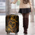 Polynesian Turtle Valentine Luggage Cover You And Me Gold Hibiscus Heart LT01 - Polynesian Pride